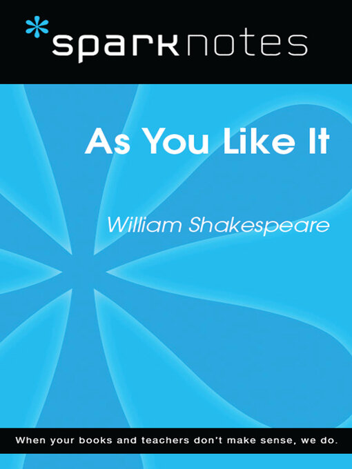 Title details for As You Like It: SparkNotes Literature Guide by SparkNotes - Available